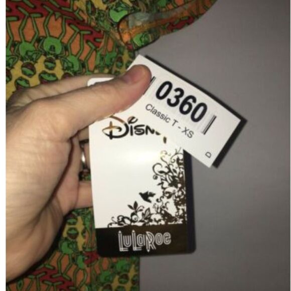 LuLaRoe Classic T Disney XS Kermit the Frog Green - Picture 4 of 4